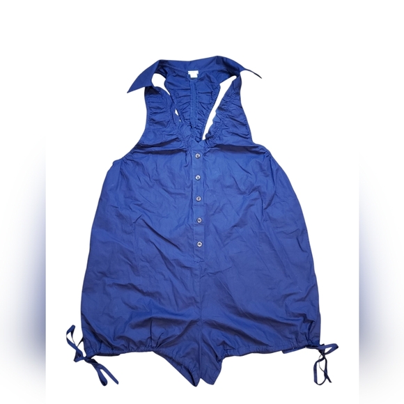 Anthro Anthropologie Navy Romper Small - Picture 1 of 5